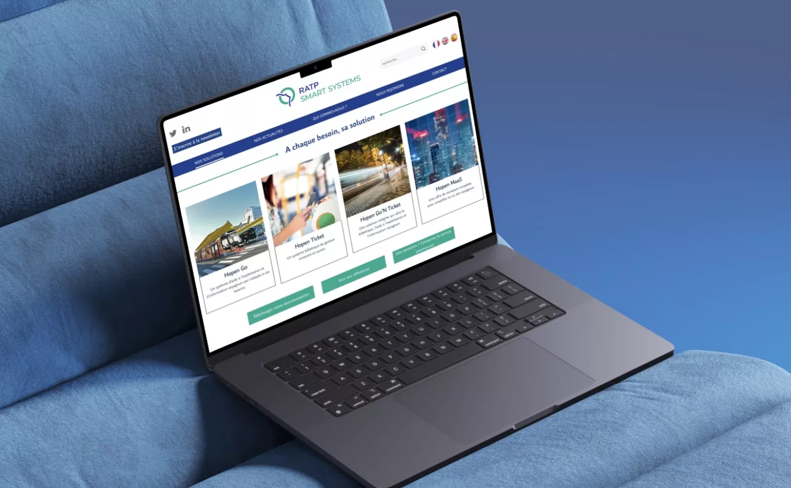 Plateforme web de la RATP centralisée sur un socle technique Drupal robuste et infogérée par l'agence AODB.
