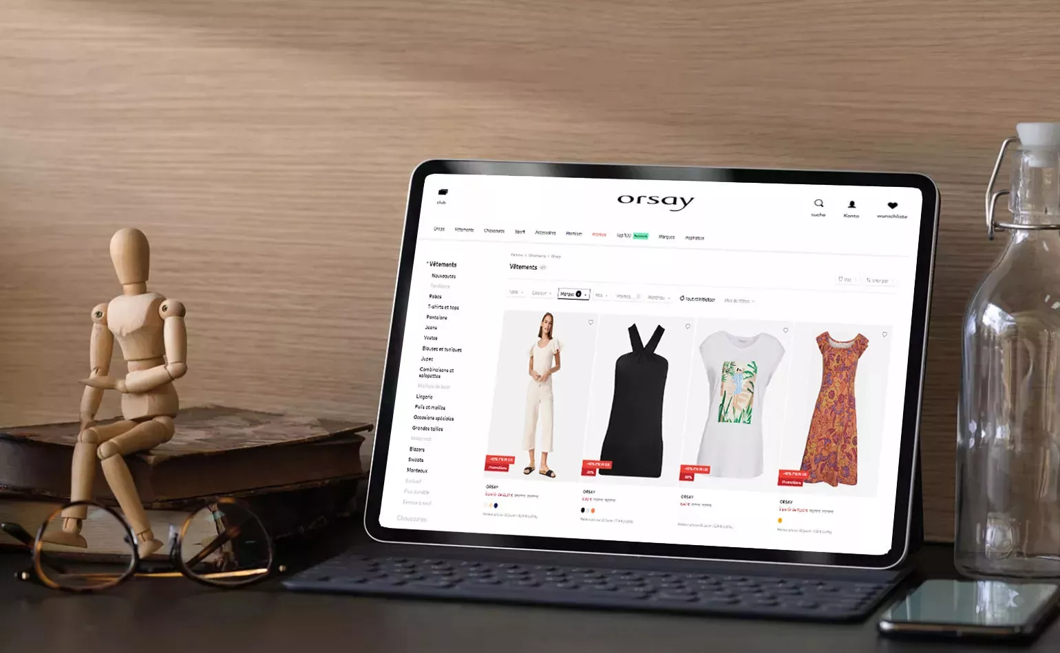 Organisation et pilotage agile Kanban pour la refonte, la maintenance et l'optimisation de la plateforme e-commerce Drupal d'Orsay