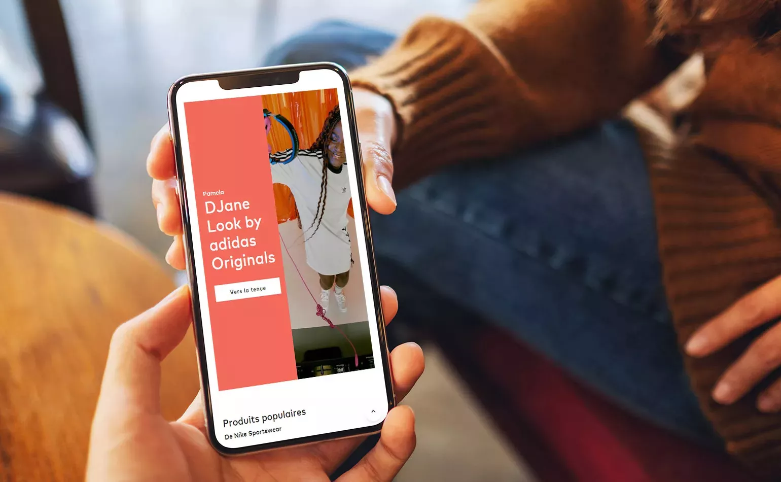 Version mobile responsive du site e-commerce d'Orsay, optimisée pour l'expérience utilisateur par AODB.