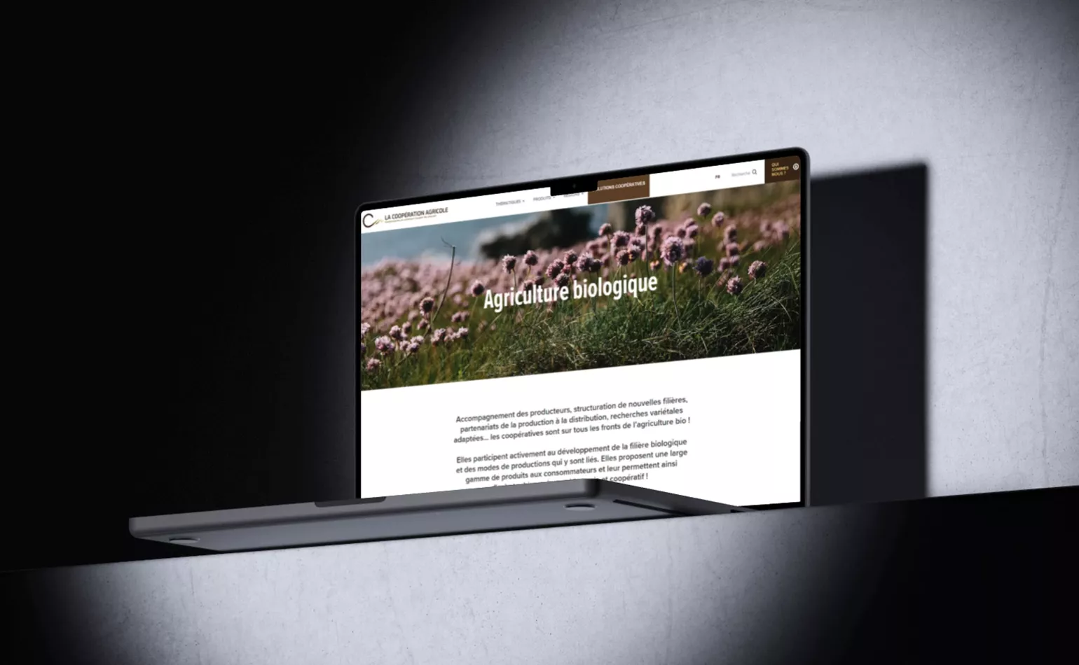 Plateforme institutionnelle Drupal de La Coopération Agricole maintenue et optimisée sur mesure par l'agence AODB.